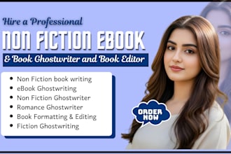 ghostwrite your non fiction ebook romance ghostwriter non fiction book writer
