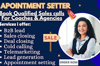 be crm appointment setter lead generation deal closing b2b leads