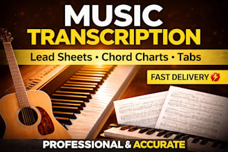 make music transcription lead sheets a guitar chord chart for any song genre