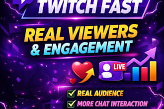 grow your twitch channel with real viewers and engagement
