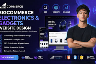 design electronics gadget smart home devices ecommerce store bigcommerce website