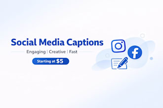 write engaging captions for your