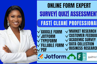 create responsive online questionnaire survey quiz assessment form