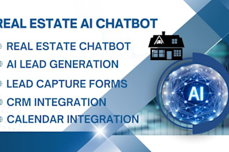 build real estate ai agent ai chatbot for lead generation, appointment booking