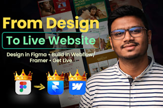 design your brand site in figma and build in webflow or framer