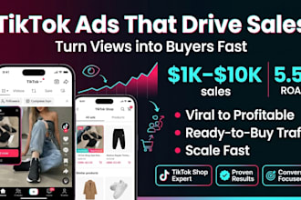 run converting tiktok ads campaign, tiktok shop expert