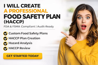 write complete food safety plan haccp plan hazard analysis and allergen control