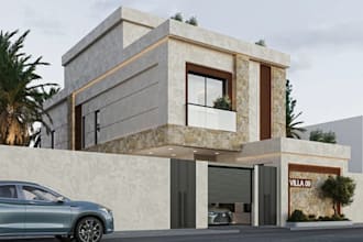 remodel private villa exterior, cozy living room, furniture layout, uk house