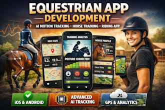 build an equestrian app with ai motion tracking and horse training features