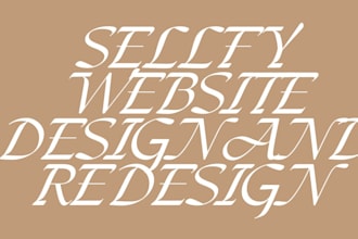 do sellfy website design and redesign