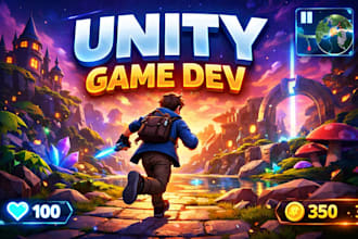develop unity 2d 3d game mobile game developer unity expert