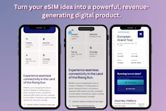 build modern esim app and website with fast activation and smart features