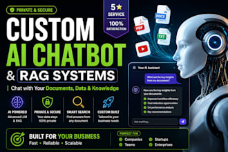 build custom ai chatbot or private rag system