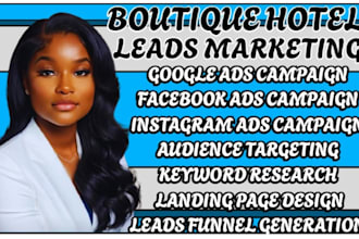 boutique hotel leads hotel booking leads luxury hotel leads travel booking leads