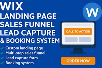 design a professional wix website that converts visitors into customers