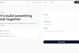 build a modern responsive website