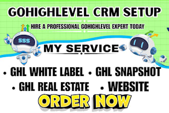 setup gohighlevel subaccount snapshot white label real estate website design