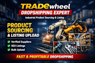 do reliable tradewheel dropshipping industrial product sourcing listing upload