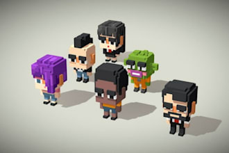 create custom voxel art using magicavoxel and voxedit
