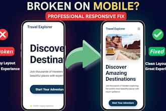 fix responsiveness issues on your website