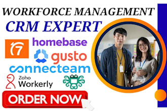 setup homebase telagus connecteam 7shifts calamari gusto hubstaff jibble crm