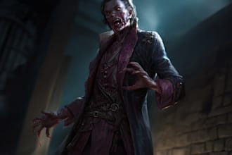 fantasy horror and fantasy horror character