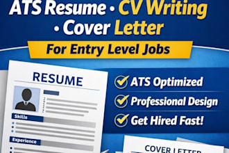 write ats resume for fresh graduates and entry level jobs