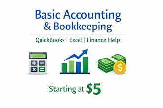 do basic accounting, finance and bookkeeping tasks for individuals