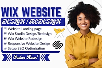 build redesign wix website wix studio wix development