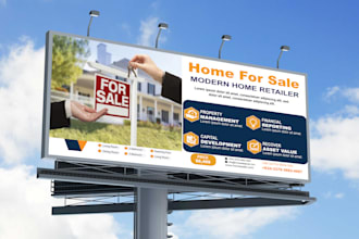 design modern professional billboard
