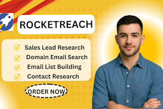 setup rocketreach prospect building lead generation rocketreach email finder