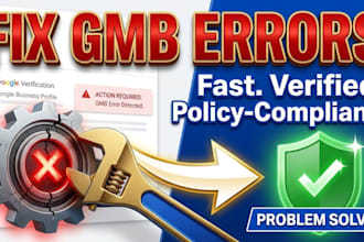 gmb reinstate and fix suspended gmb google my business profile