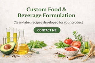develop natural, clean label food and beverage formulations