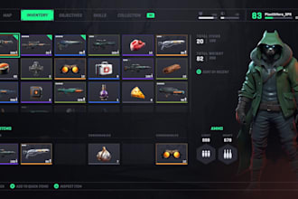 do stunning custom game art assets fui design mobile  PC game game developers