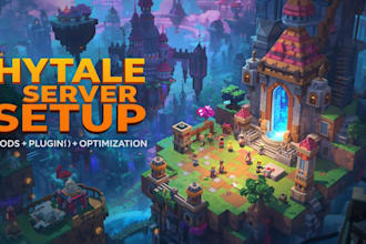 develop custom hytale mods, models, plugins and server setup