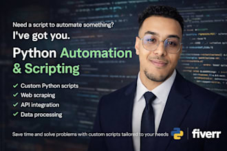 create a custom python script or automation tool