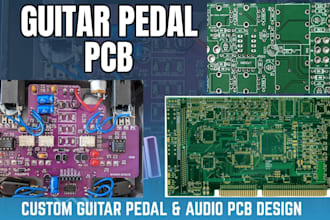 design custom guitar pedal pcb for DIY and boutique builders
