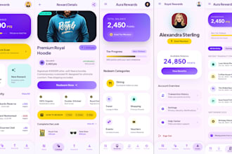 develop a customer loyalty app with rewards and points system