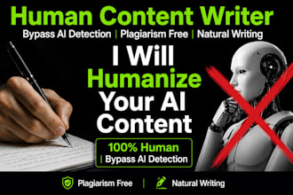 manually rewrite your ai content to sound human natural and plagiarism free