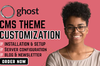 setup ghost cms website, ghost blog, ghost newsletter, migrate ghost website