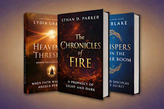 do custom christian book cover design, KDP cover design, book cover