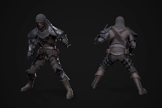 extract rip 3d model, game asset, weapon from website with rigging, textures