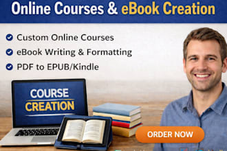 create professional online courses and ebooks