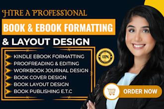 do manuscript formatting book editing kindle paperback formatting layout design