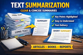 professional text summarization with clarity and accuracy