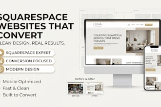 do custom squarespace website design, squarespace redesign