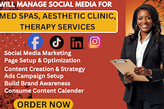 be your social media marketing for medspa, aesthetic clinic and therapy services