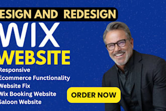 design a wix salon website with boking system