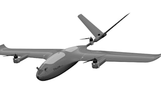 design professional 3d printable drone, rc plane, and vtol models