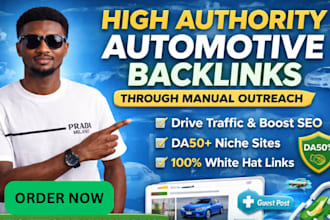 secure high authority automotive backlinks through manual blogger outreach